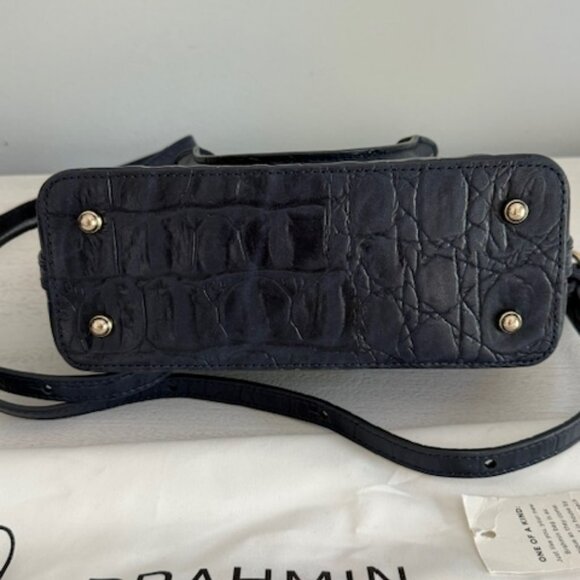 Brahmin Duxie Poolside Basque Genuine Leather Crossbody/Handbag - Picture 8 of 10